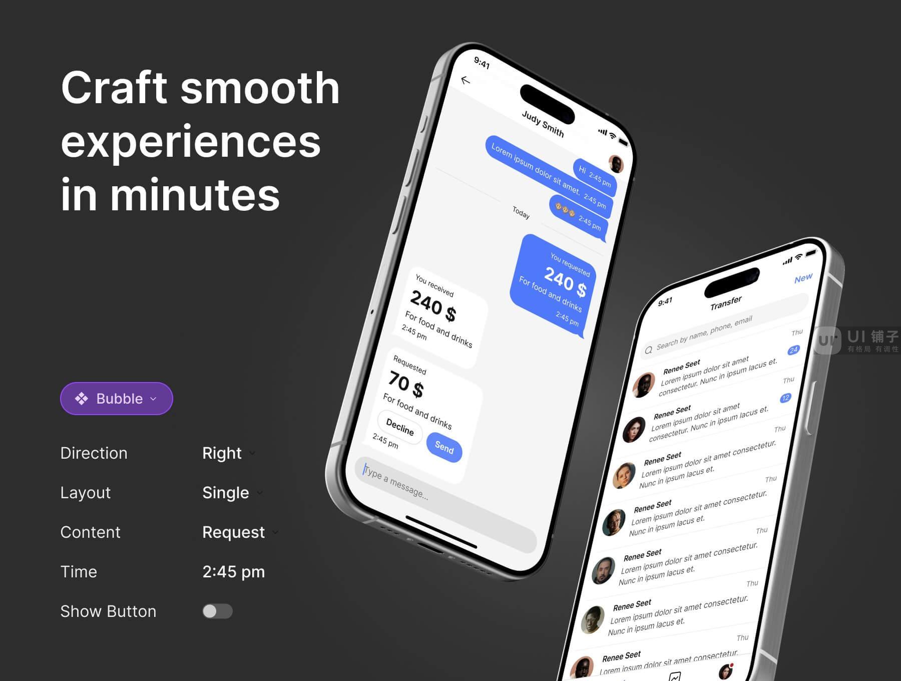 金融APP移动小程序 UI模板 Figma文件插图5