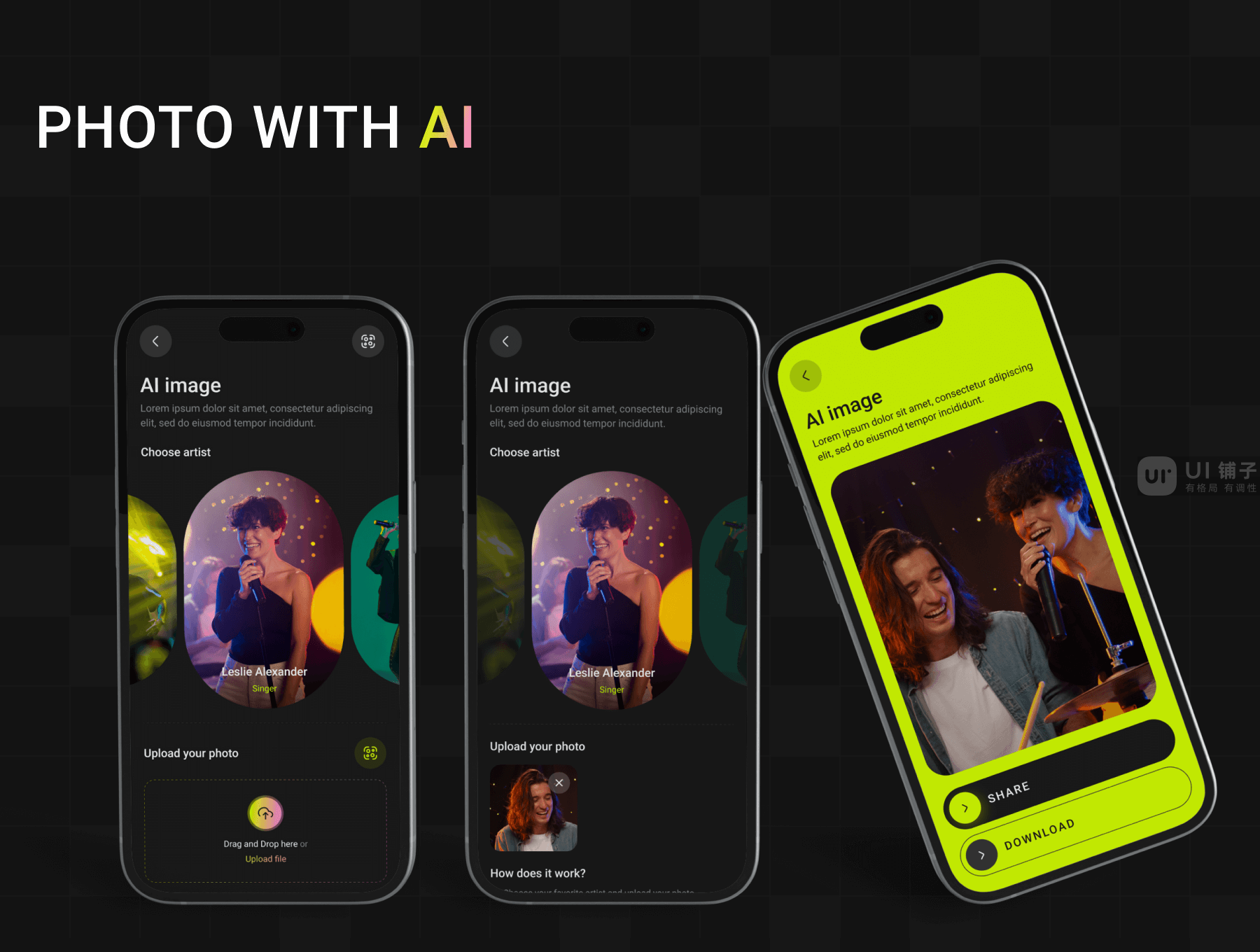 AI 活动预订应用程序 Figma UI 设计模板插图5