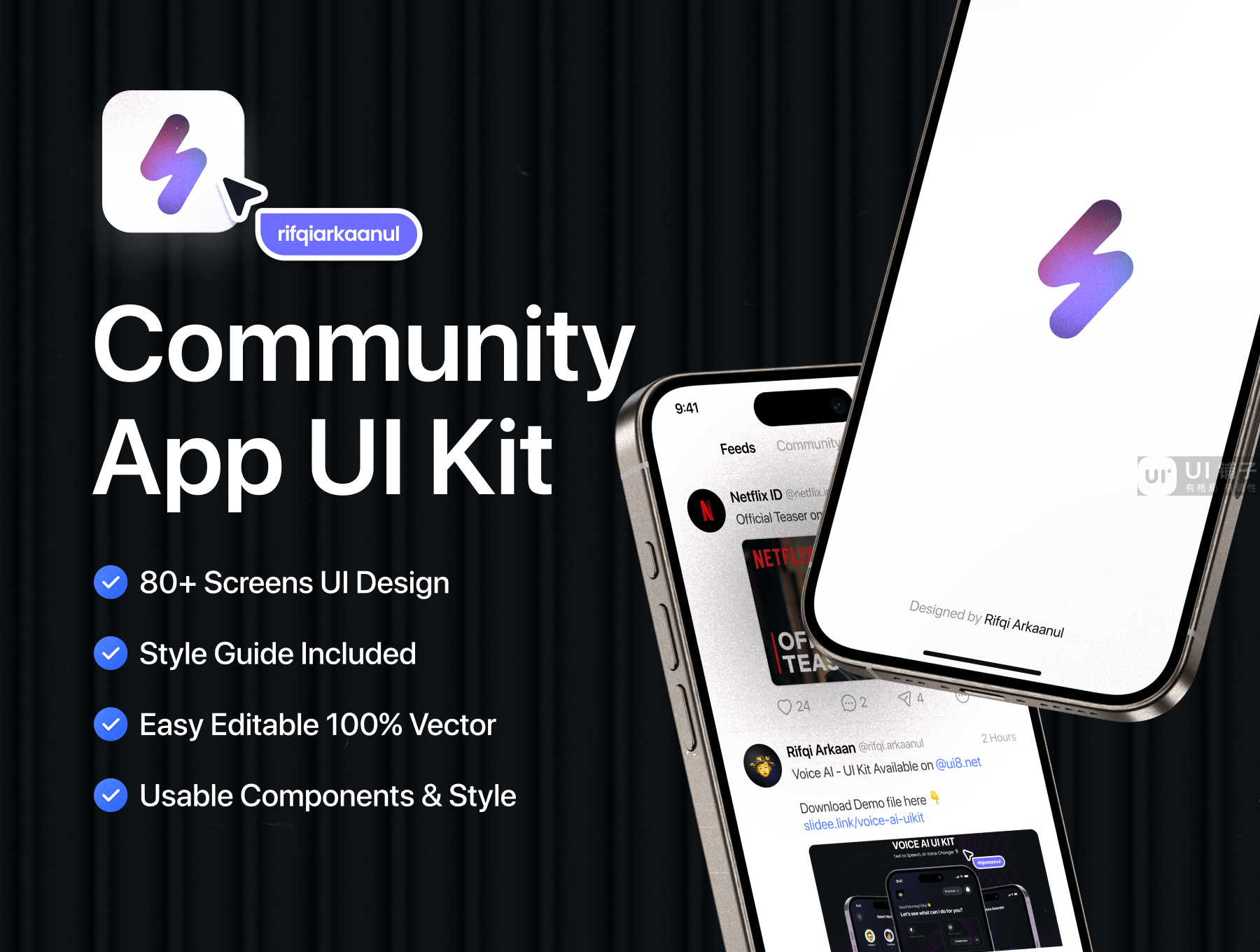 80+ 社区 APP应用程序 Figma UI 设计模板插图