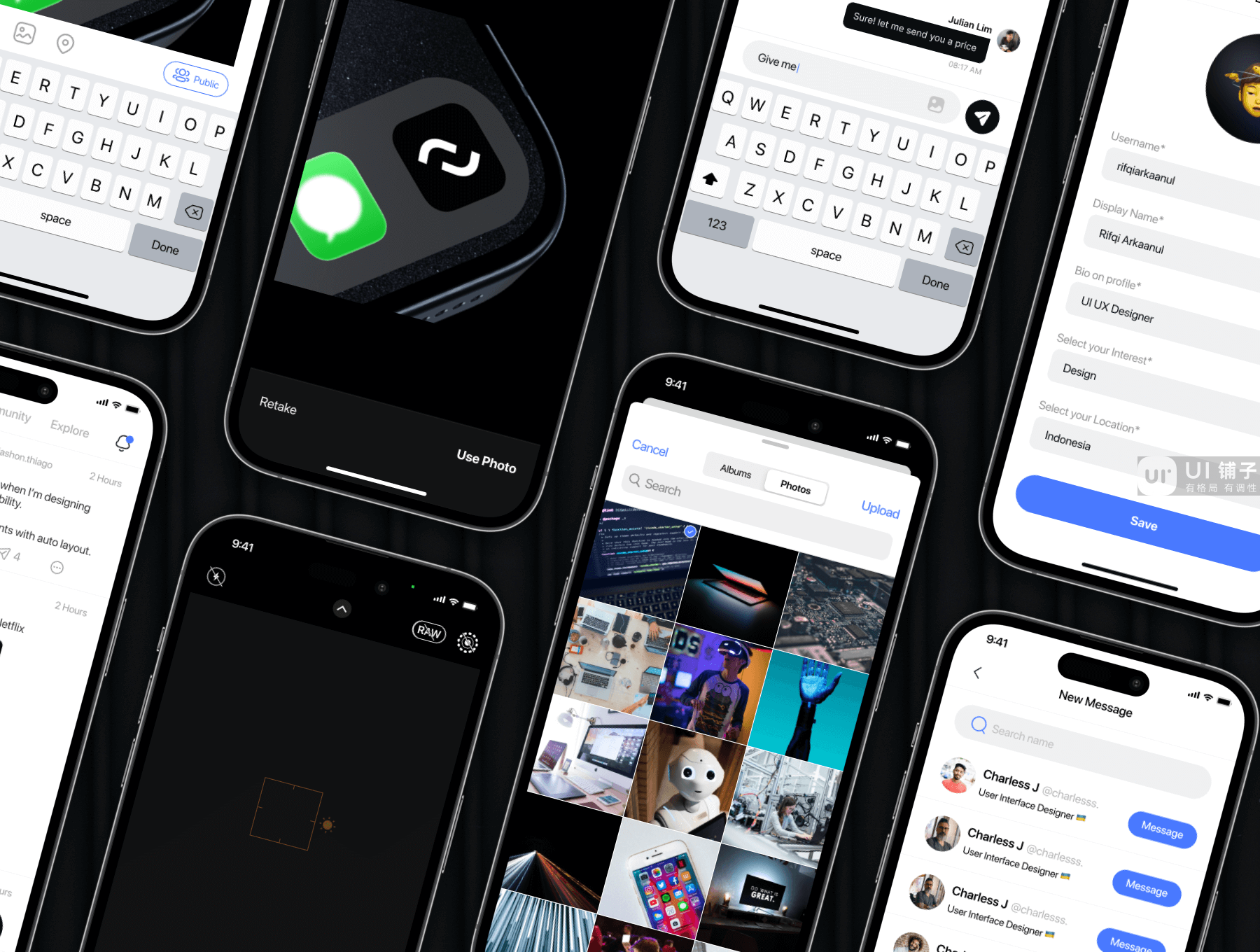 80+ 社区 APP应用程序 Figma UI 设计模板插图5