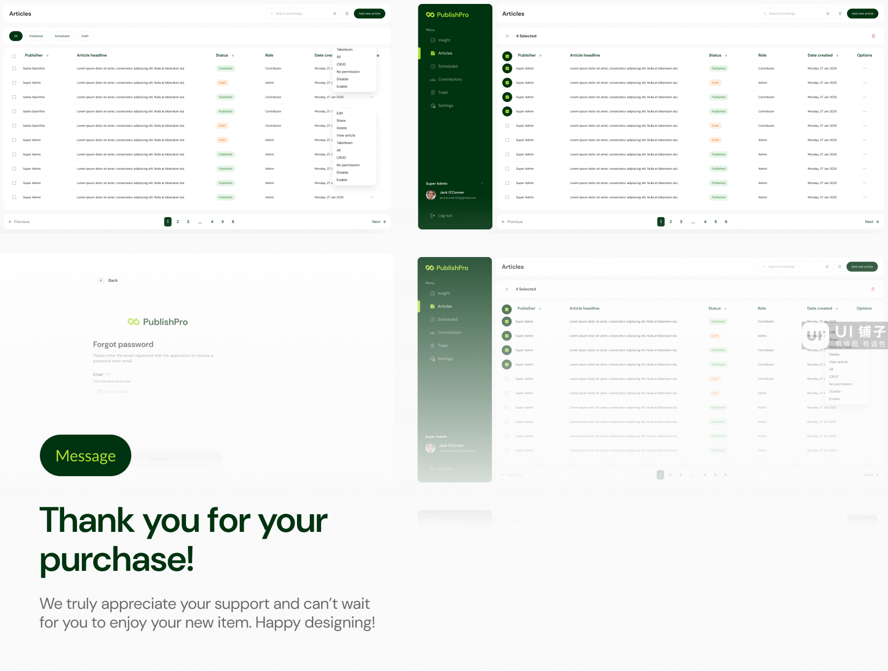 B端 UI组件 Figma设计模板插图6