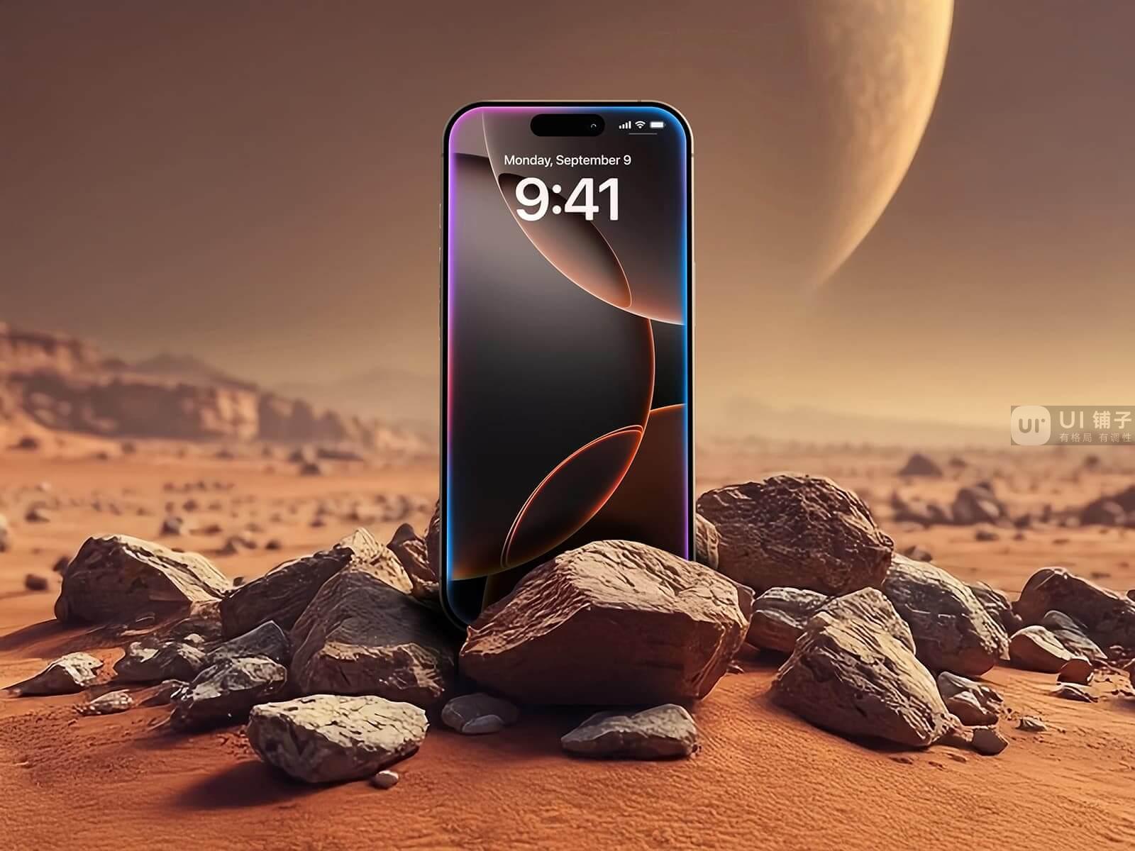 iPhone 16 Pro 模型 PSD文件下载