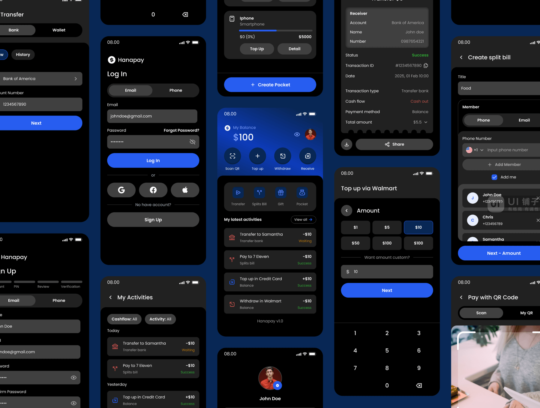 数字钱包应用程序 ui 套件插图2