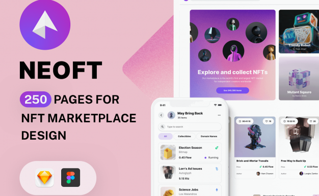 NFT交易市场WEB平台UI工具包—NeoFT