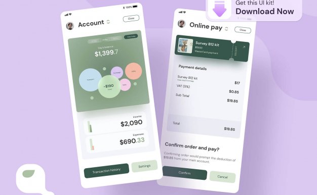金融快速迭代APP小程序应用程序 UI 用户界面设计模板套件 XD素材源文件下载